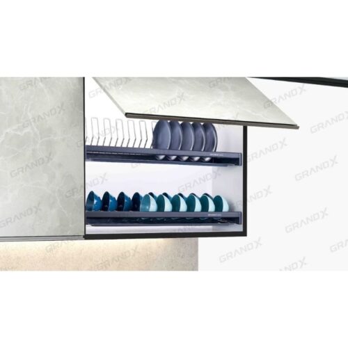 Giá bát đĩa cố định nan Oval SUS304 Grandx XF.90M 3 anh gia bat dia co dinh nan oval sus304 grandx xf.90m