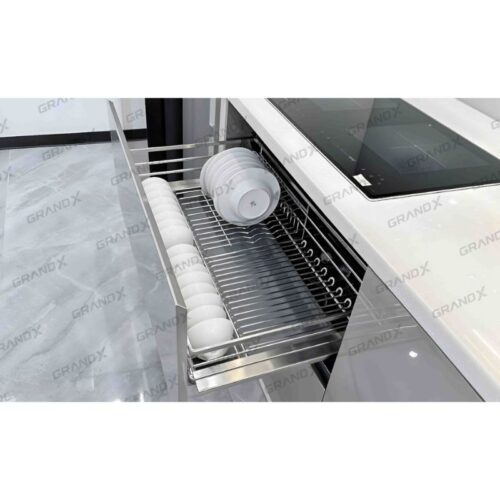 Giá bát đĩa nan Oval/SUS 304 GrandX XD.70M 3 anh gia bat dia nan oval sus 304 grandx xd.70m