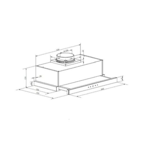 Máy hút mùi âm tủ GrandX GX H70F72B 3 kich thuoc may hut mui am tu grandx gx h70f72b