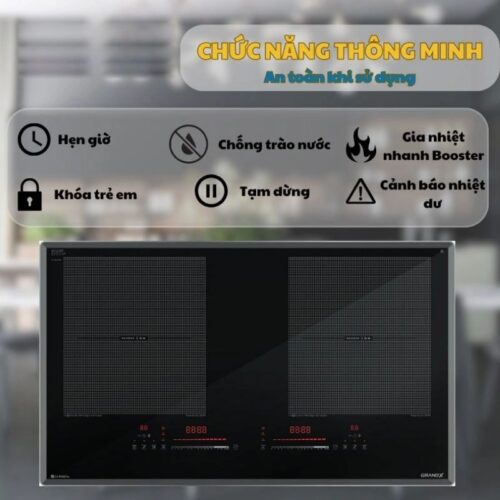 Bếp từ GrandX GX IP869XPRO 3 Ảnh Bếp từ GrandX GX IP869XPRO