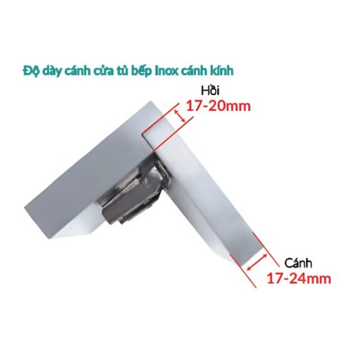 Bản lề GrandX Capella Inox SUS 304 XC.S304B2 4 Hình ảnh Bản lề GrandX Capella Inox SUS 304 XC.S304B2