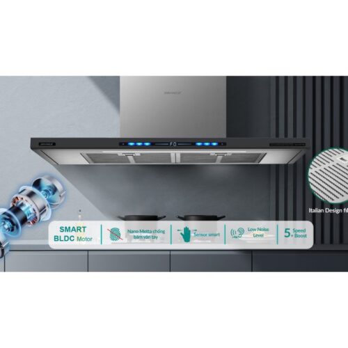 Hình ảnh Máy hút mùi GrandX GX H70T78SG